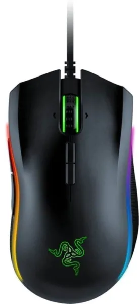 Razer Mamba Elite - Spillmus - Laser - 9 knapper - Svart med RGB-lys