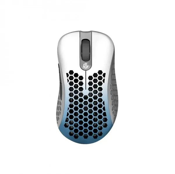 G-Wolves Sköll RGB Gaming Mouse - Hvit/Blå - Spillmus - Optisk - 7 knapper - Hvit med RGB-LED-lys