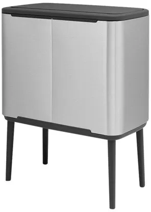brabantia Bo Touch Bin - søppelbøtte - 33 L - matt stål