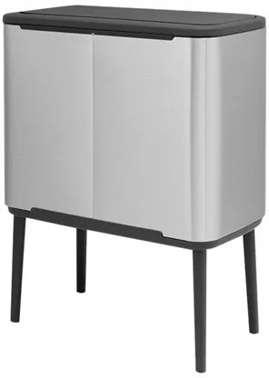 brabantia Bo Touch Bin - søppelbøtte - 34 L - matt stål